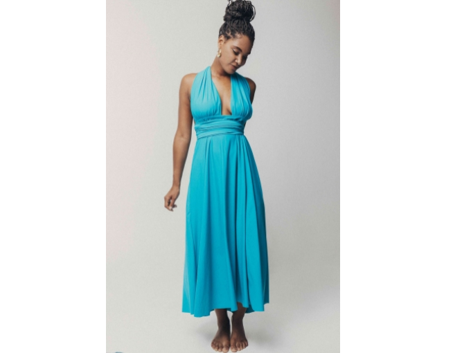 Turquoise Infinity Dress Online Sales 